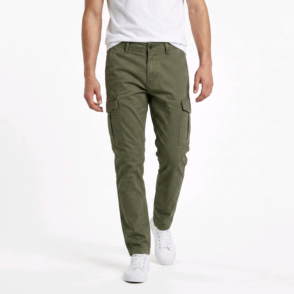Pantalon Cargo Homme Jack & Jones - Coupe Slim Ajustée