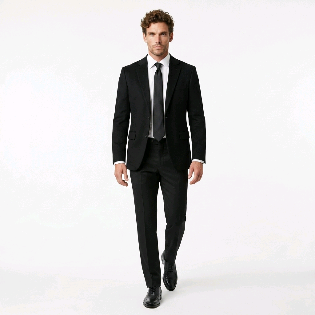 Pantalon de tailleur homme Jack & Jones marron coupe droite
