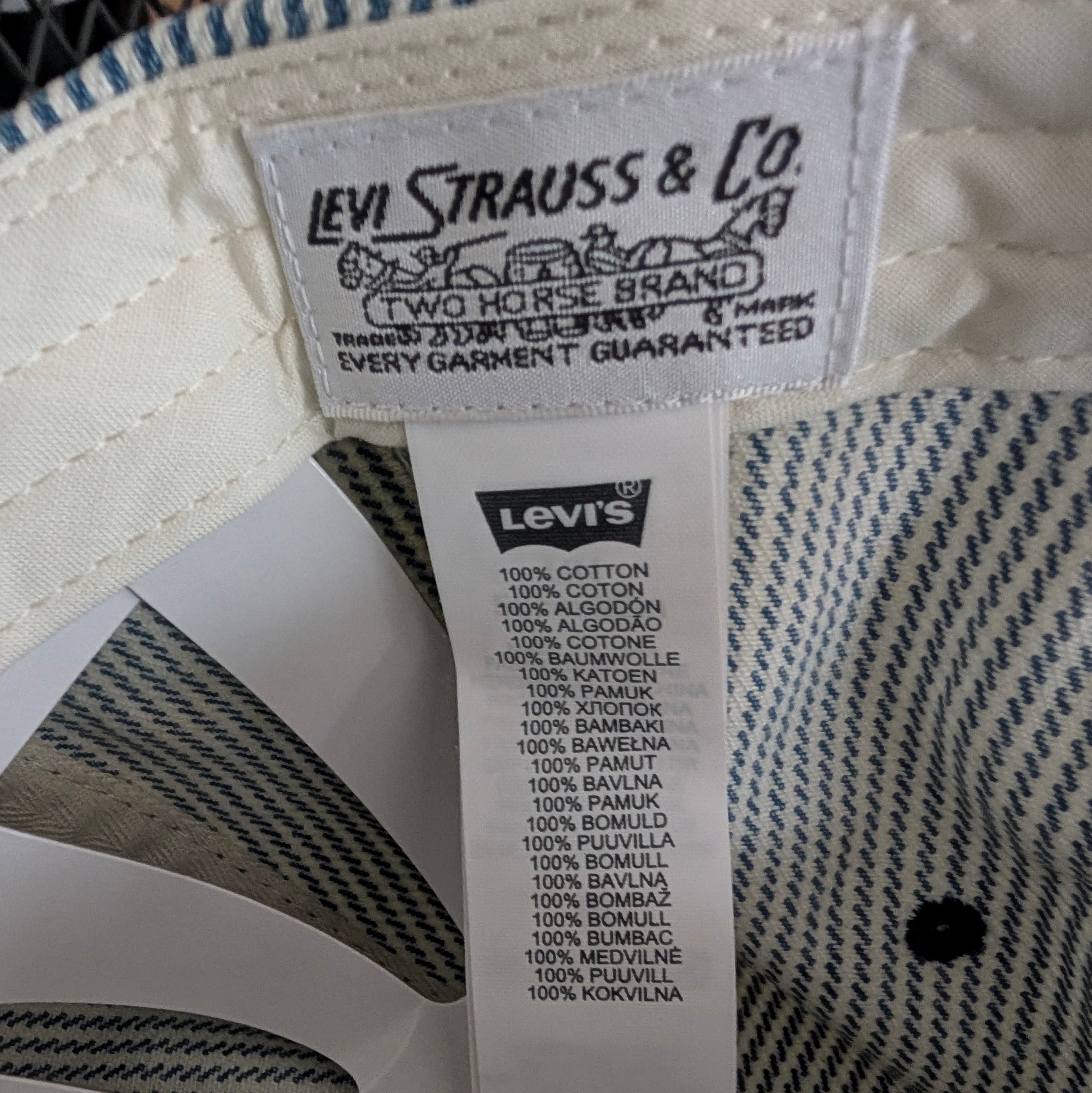 Casquette Levi's - Bleu indigo