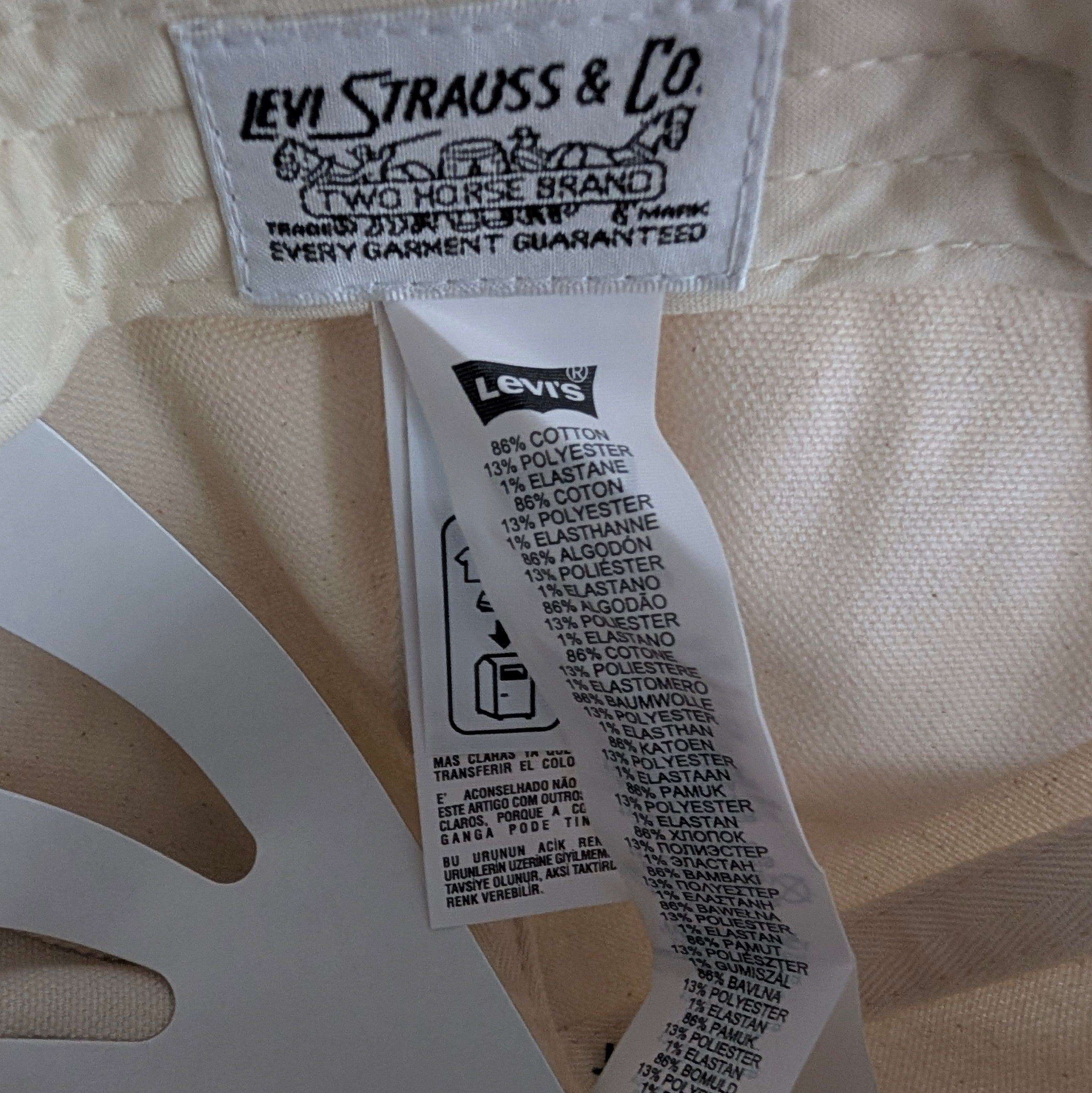 Casquette Levi's - Blanc cassé