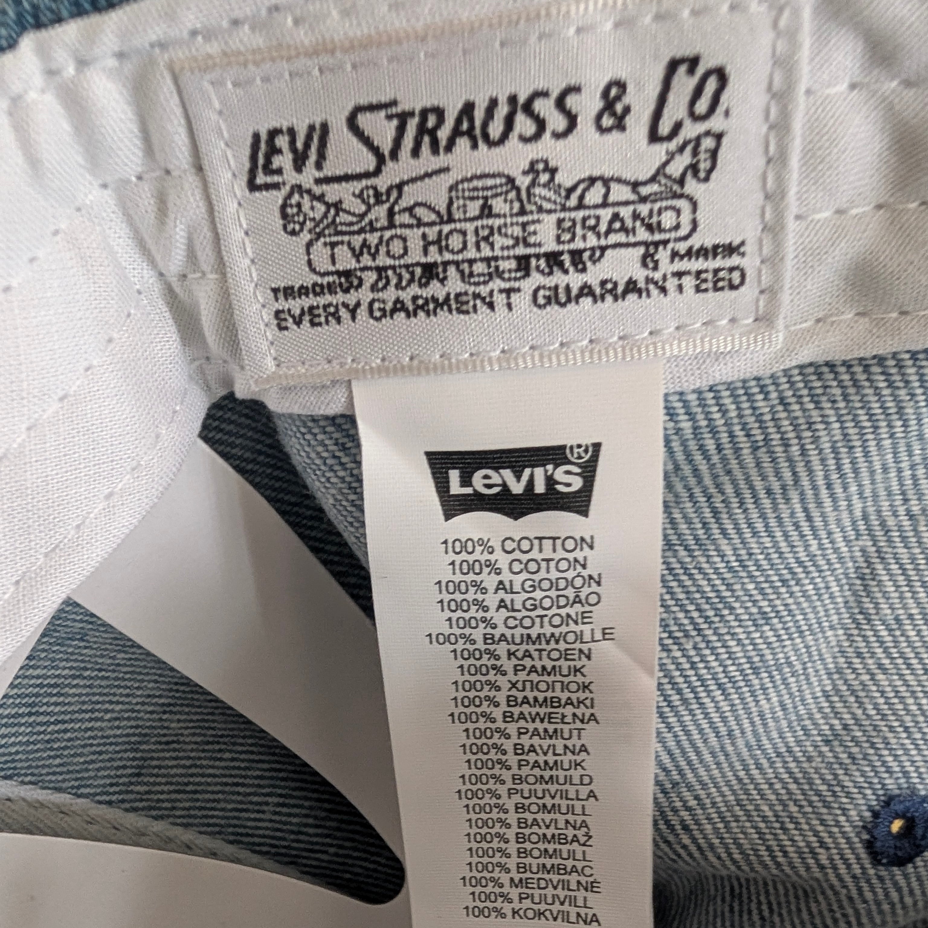 Casquette Levi's - Bleu indigo