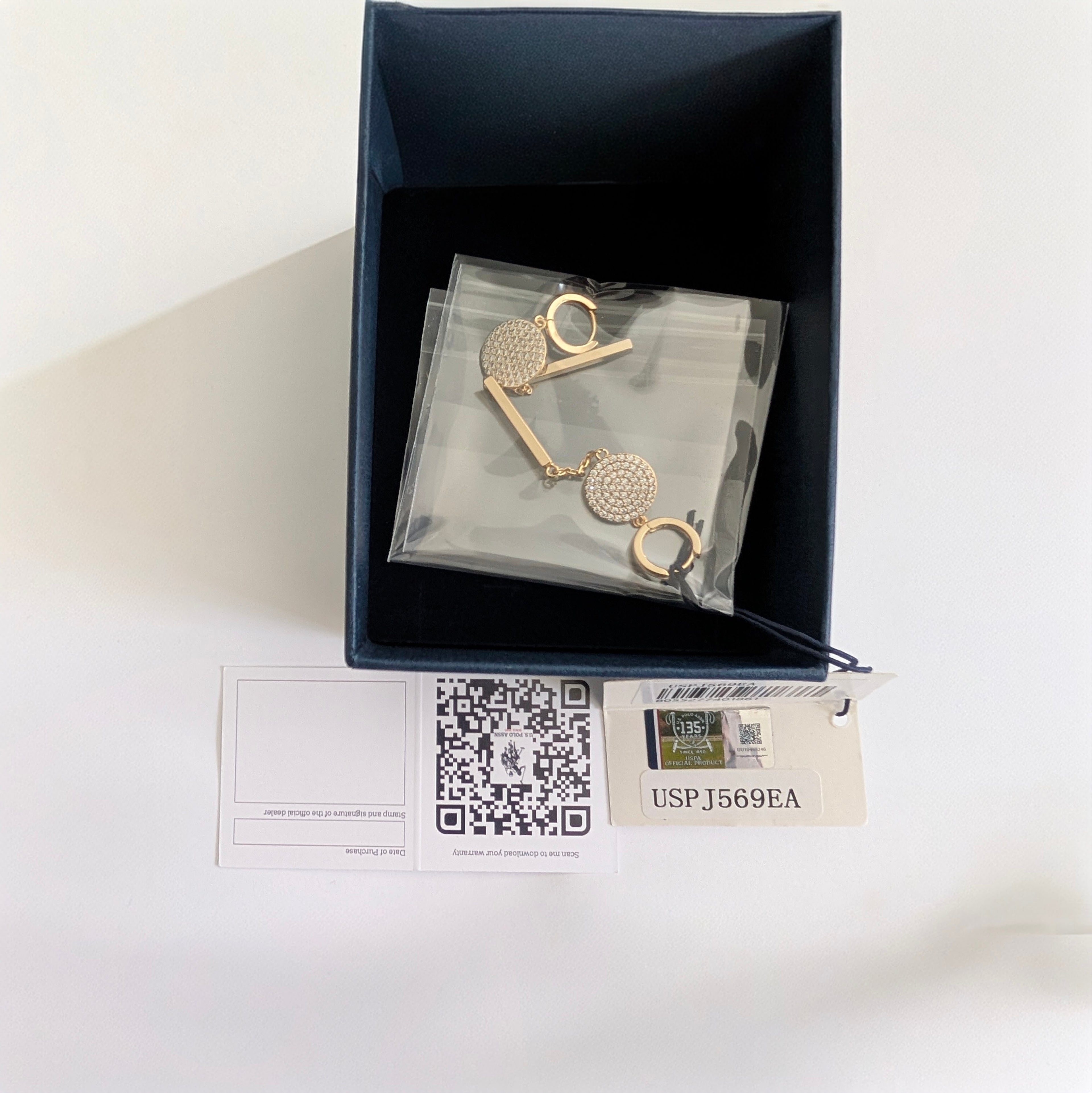 Boucles d'Oreilles pendante de la marque us polo assn.