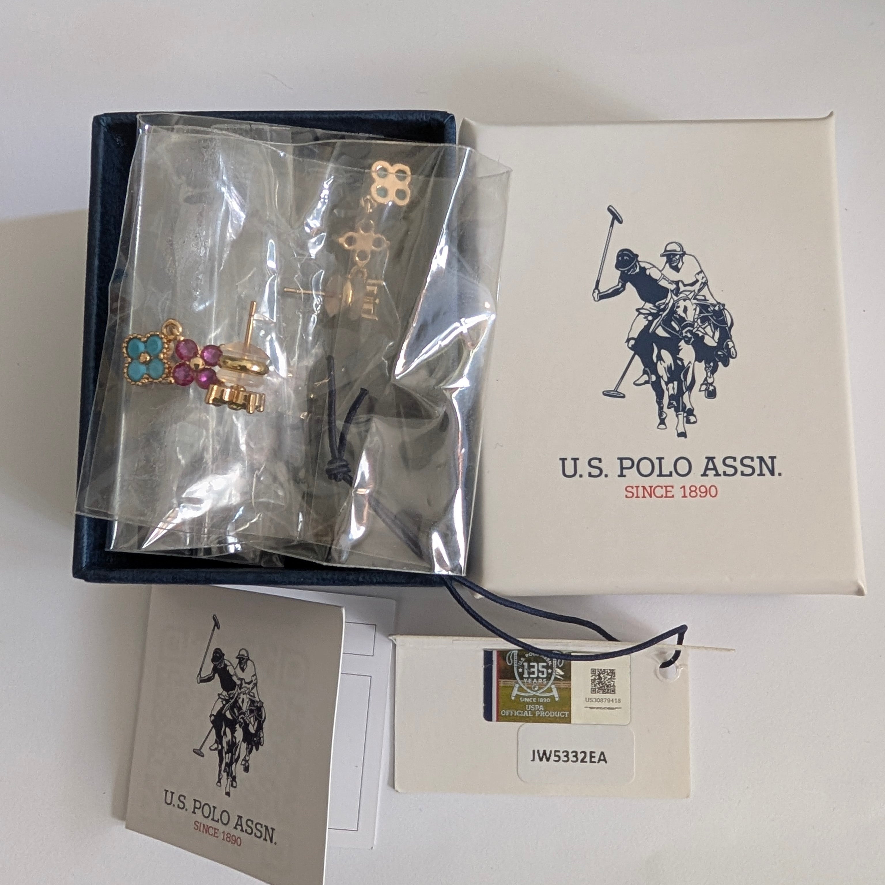 Boucles d'oreilles multicolores de la marque us polo assn.