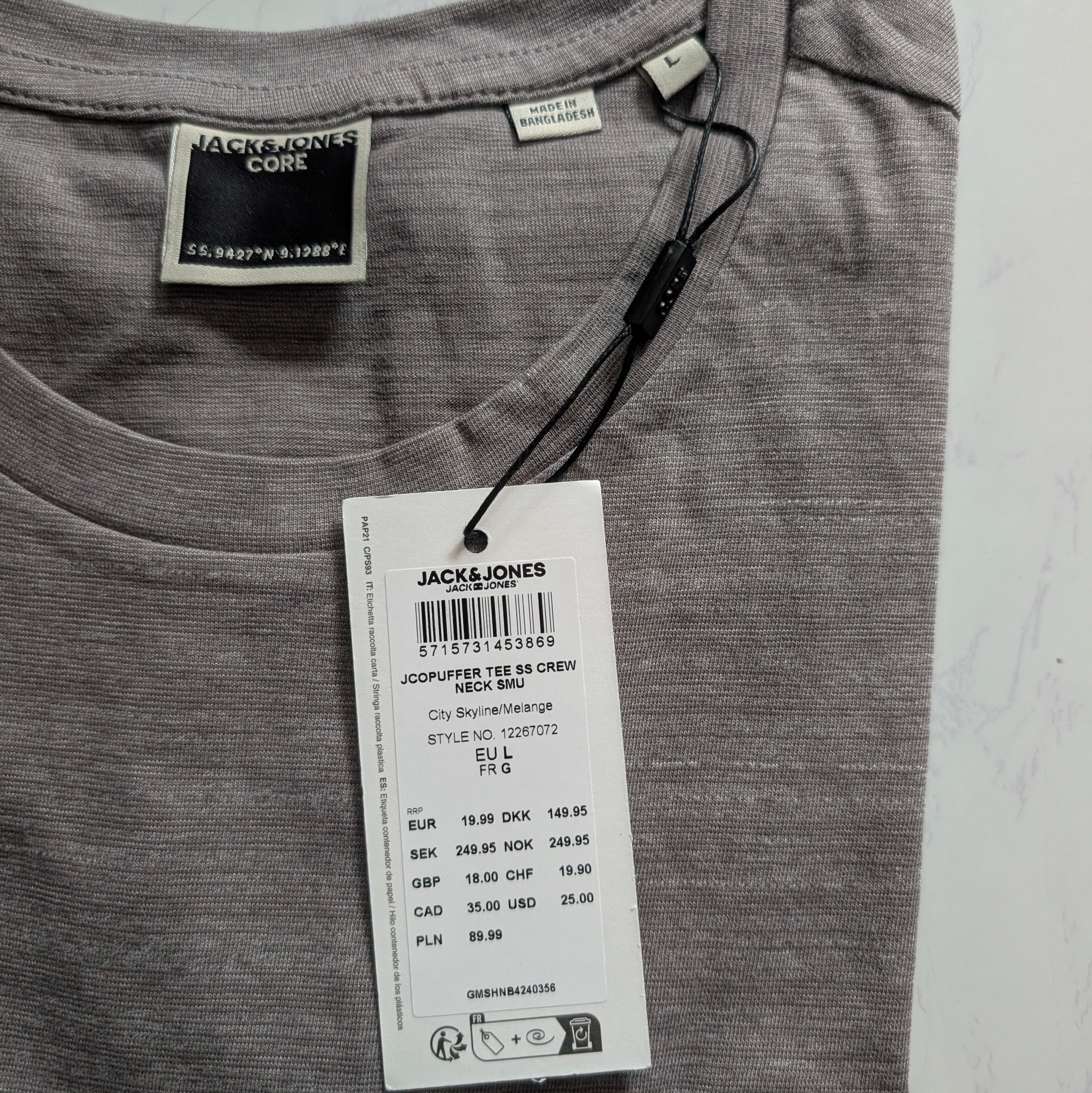 T-shirt de la marque Jack&Jones pour Homme