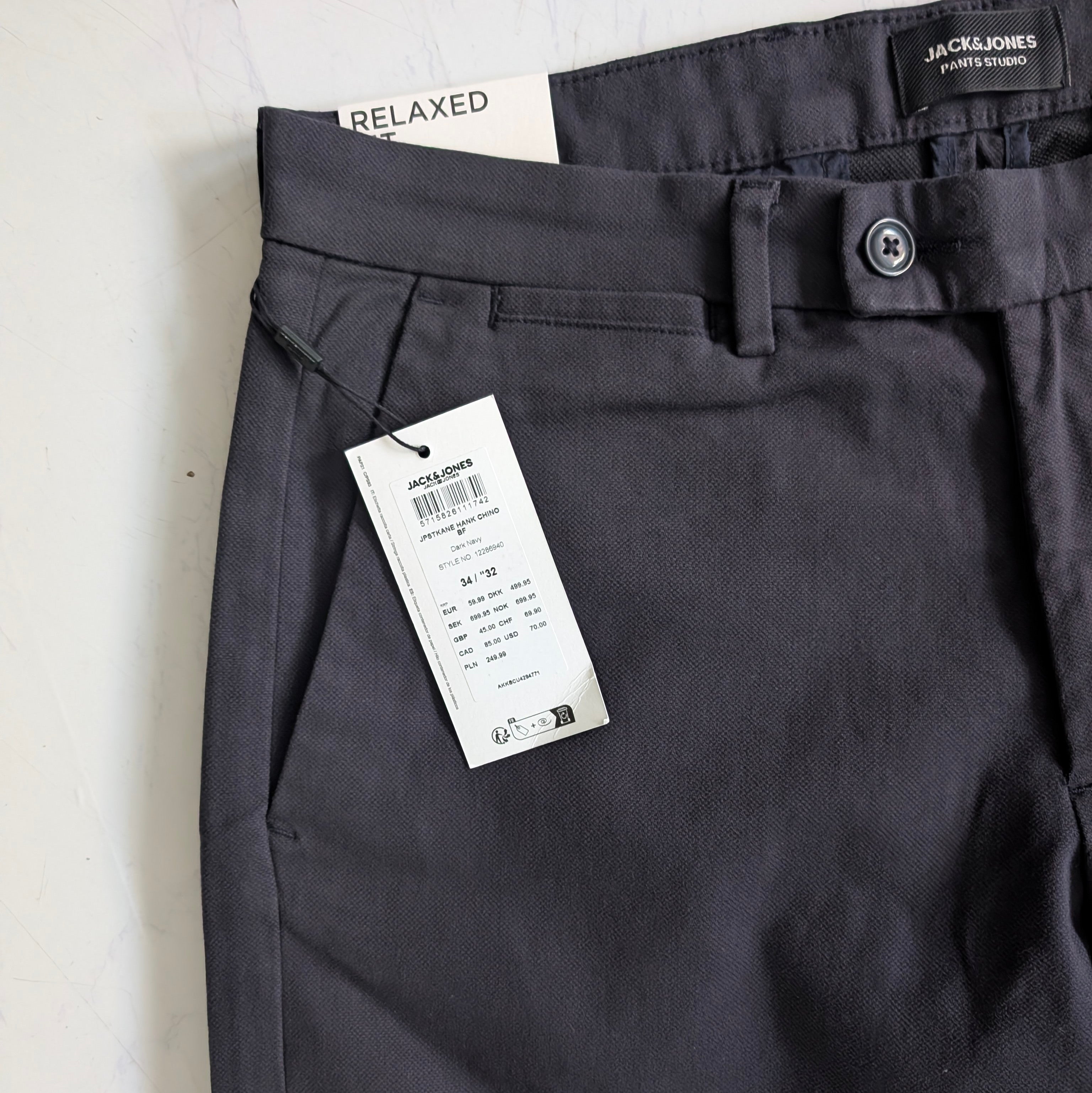 Pantalon Chino da la marque Jack & Jones-Style Décontracté Chic