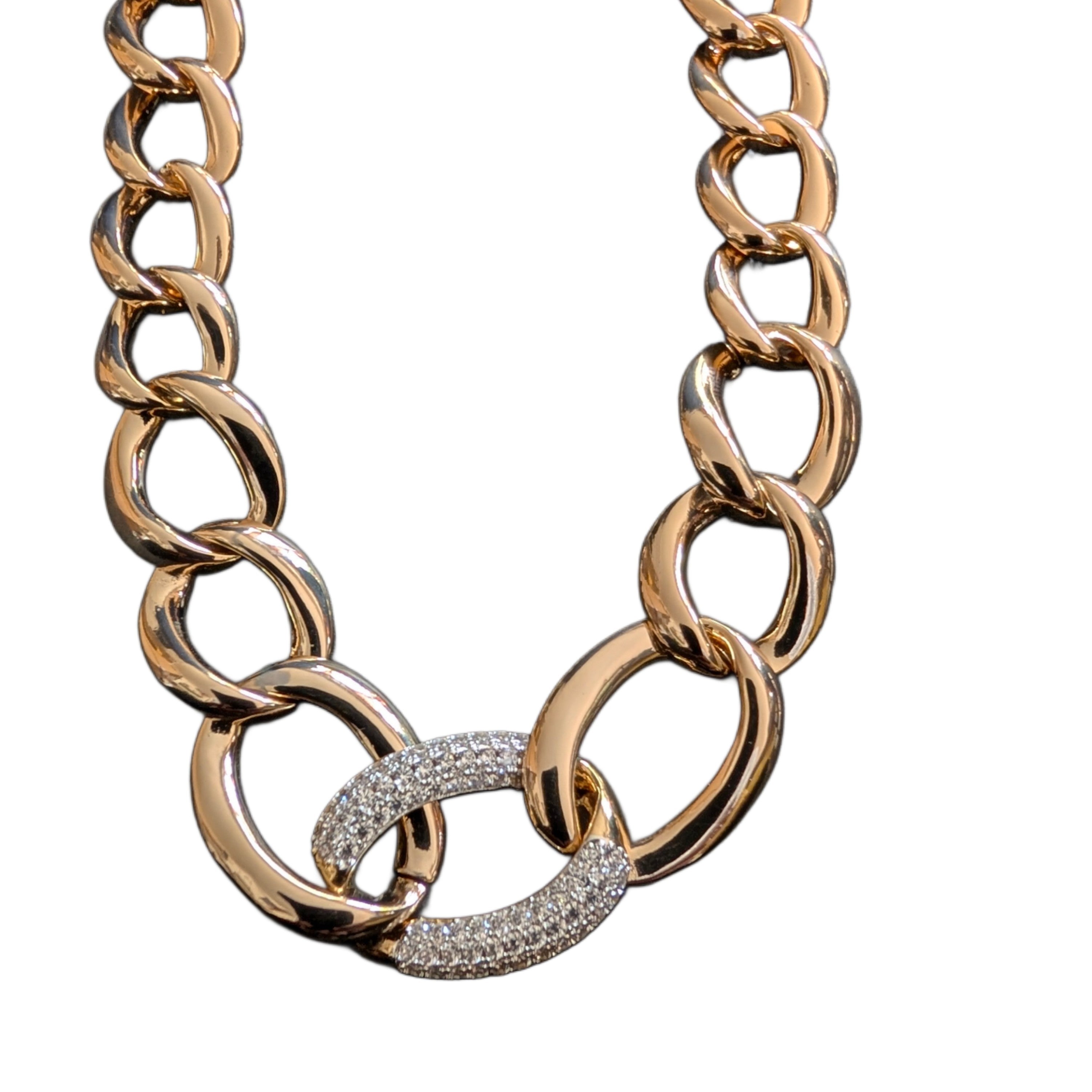 Collier doré de la marque us polo assn