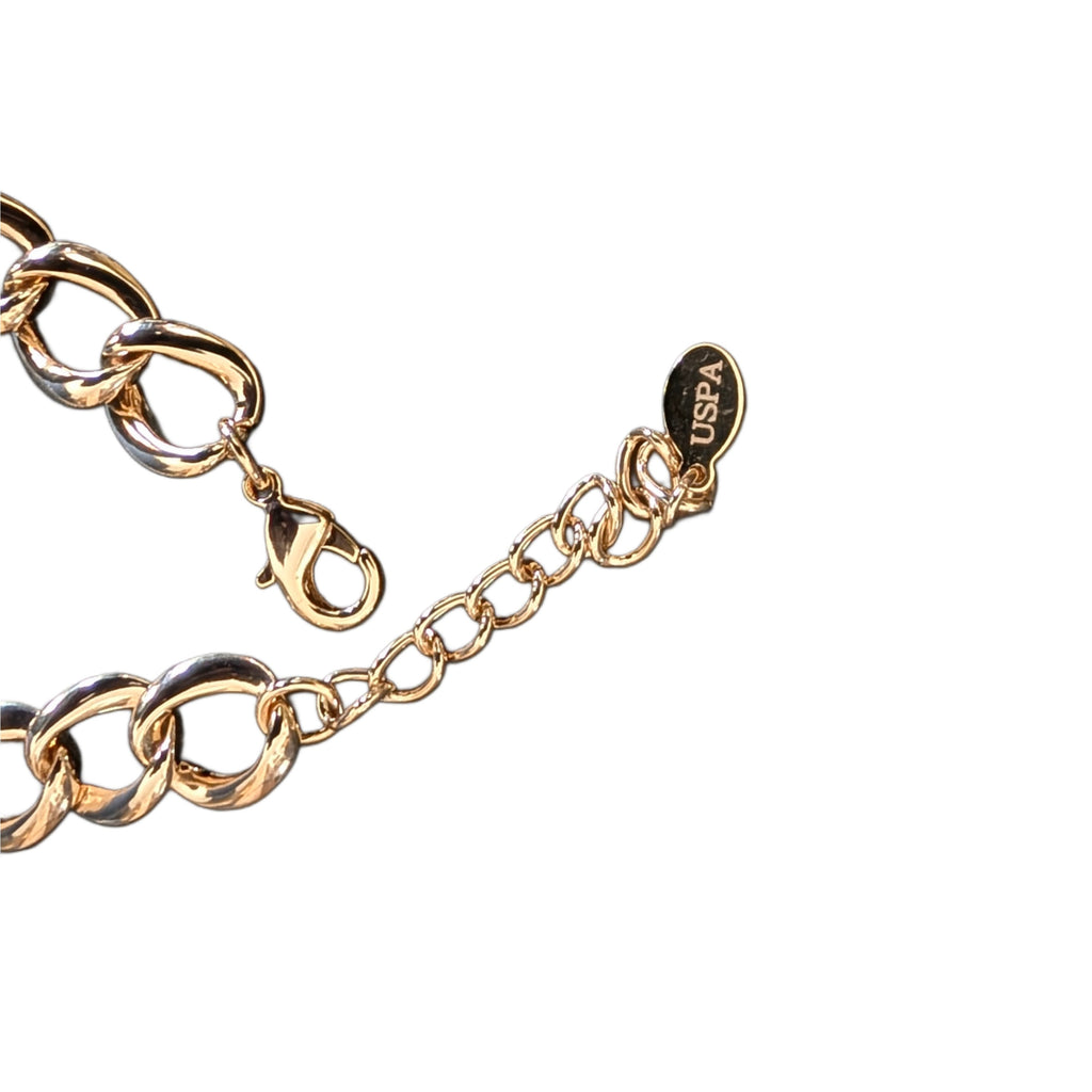 Collier doré de la marque us polo assn